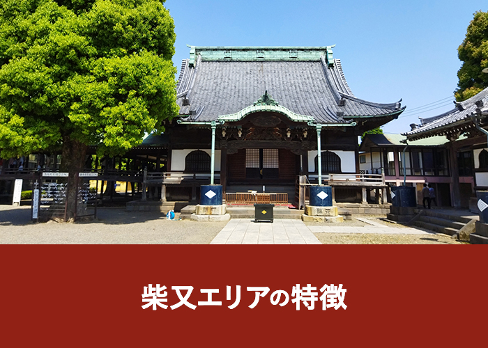 柴又エリアの特徴