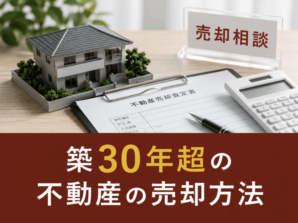築30年超の不動産の売却方法