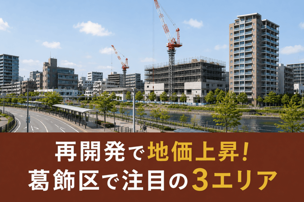 再開発で地価上昇！葛飾区で注目の3エリア