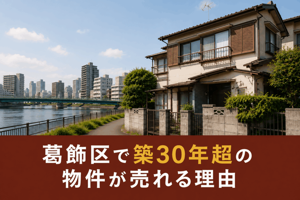 葛飾区で築30年超の物件が売れる理由