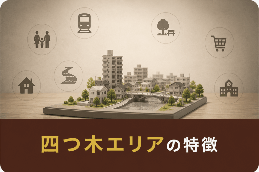 四つ木エリアの特徴