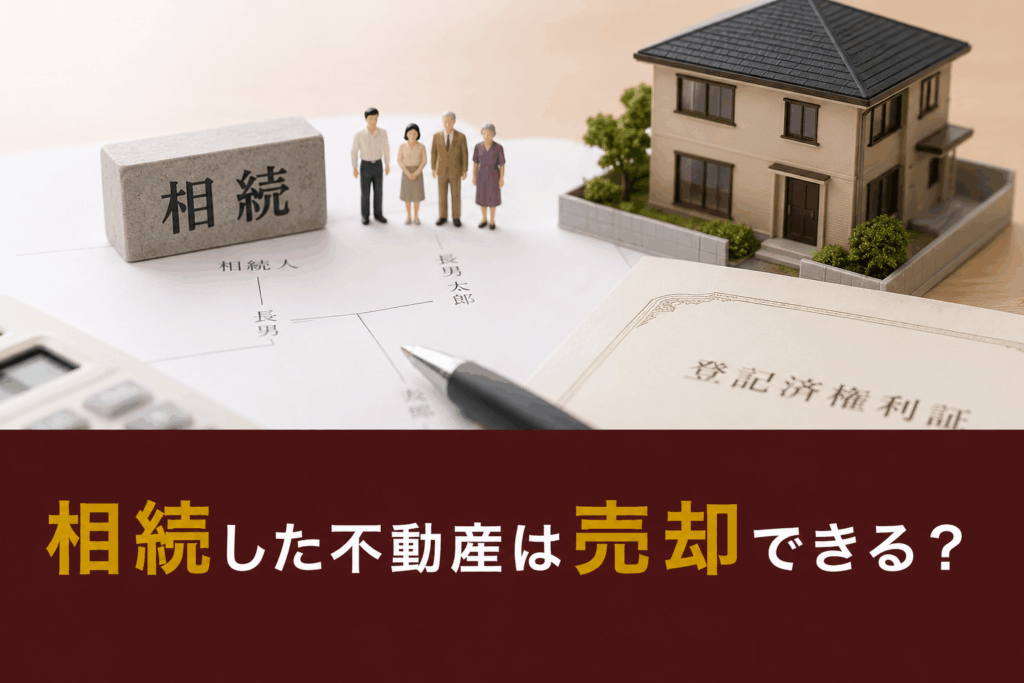 相続した不動産は売却できる?
