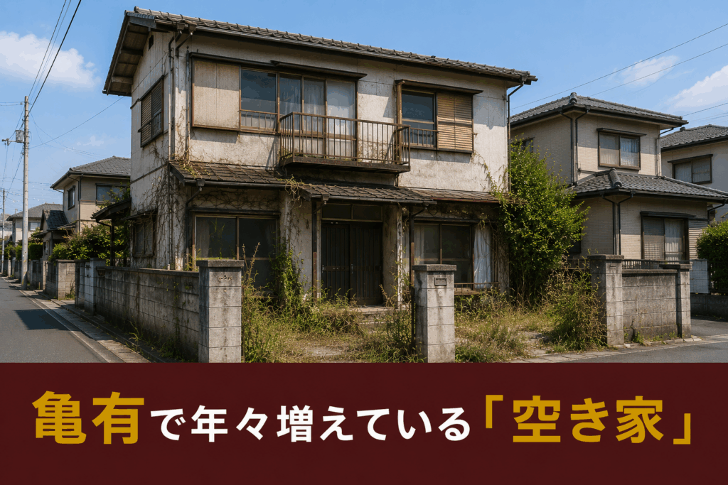 亀有で年々増えている「空き家」
