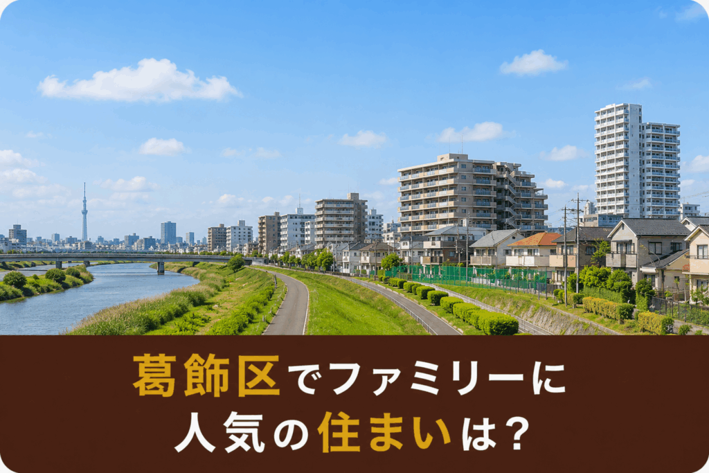 葛飾区でファミリーに人気の住まいは?