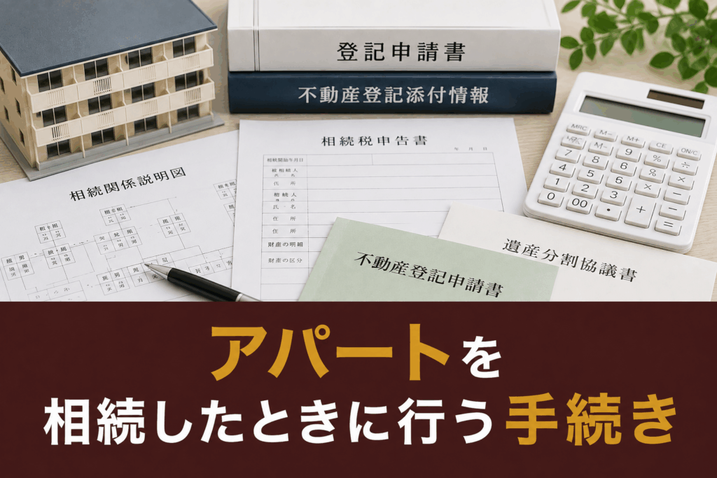 アパートを相続したときに行う手続き
