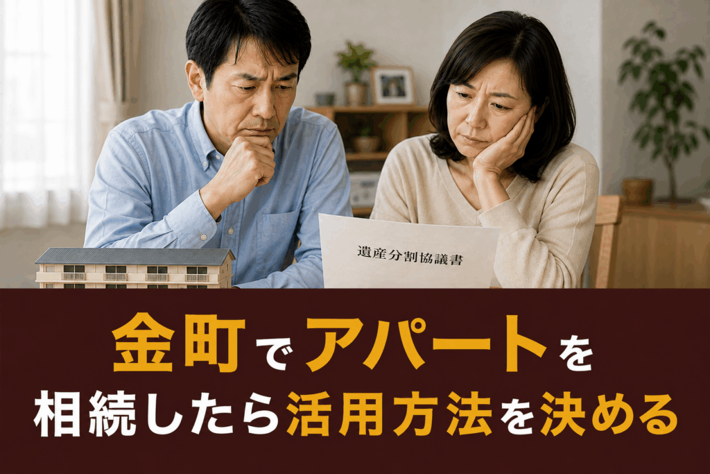 金町でアパートを相続したら活用方法を決める