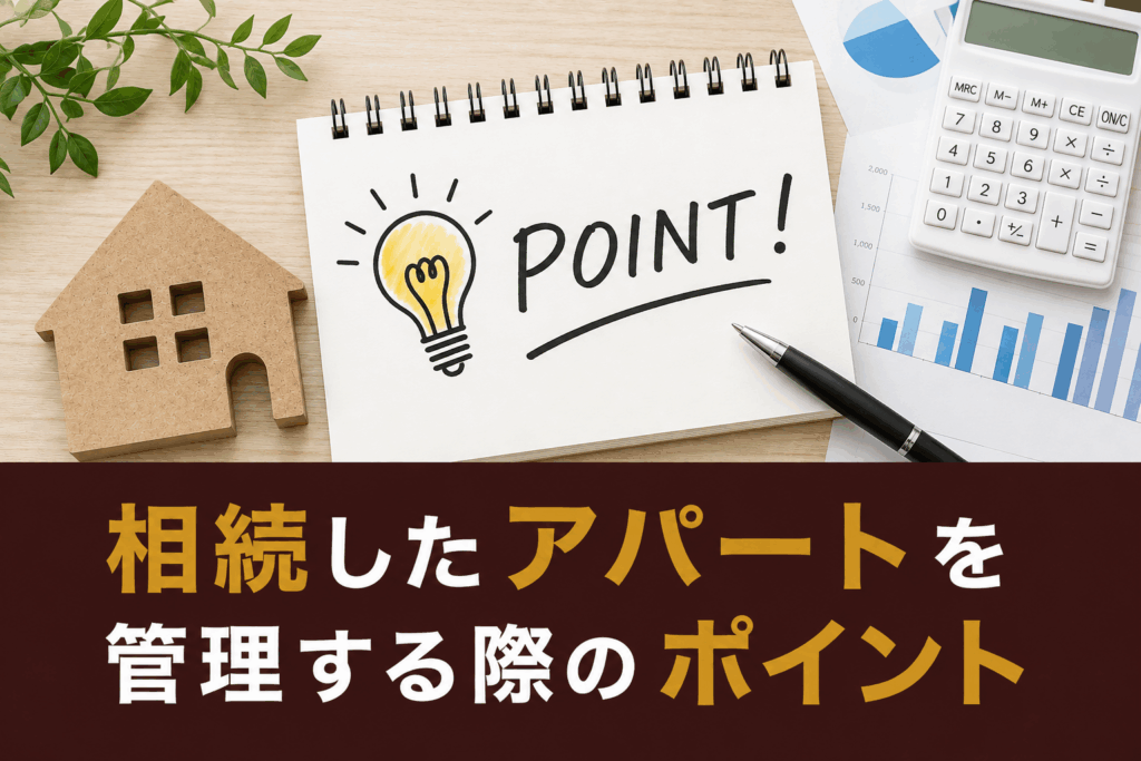 相続したアパートを管理する際のポイント
