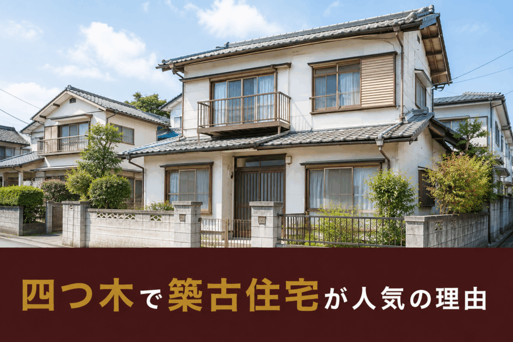 四つ木で築古住宅が人気の理由