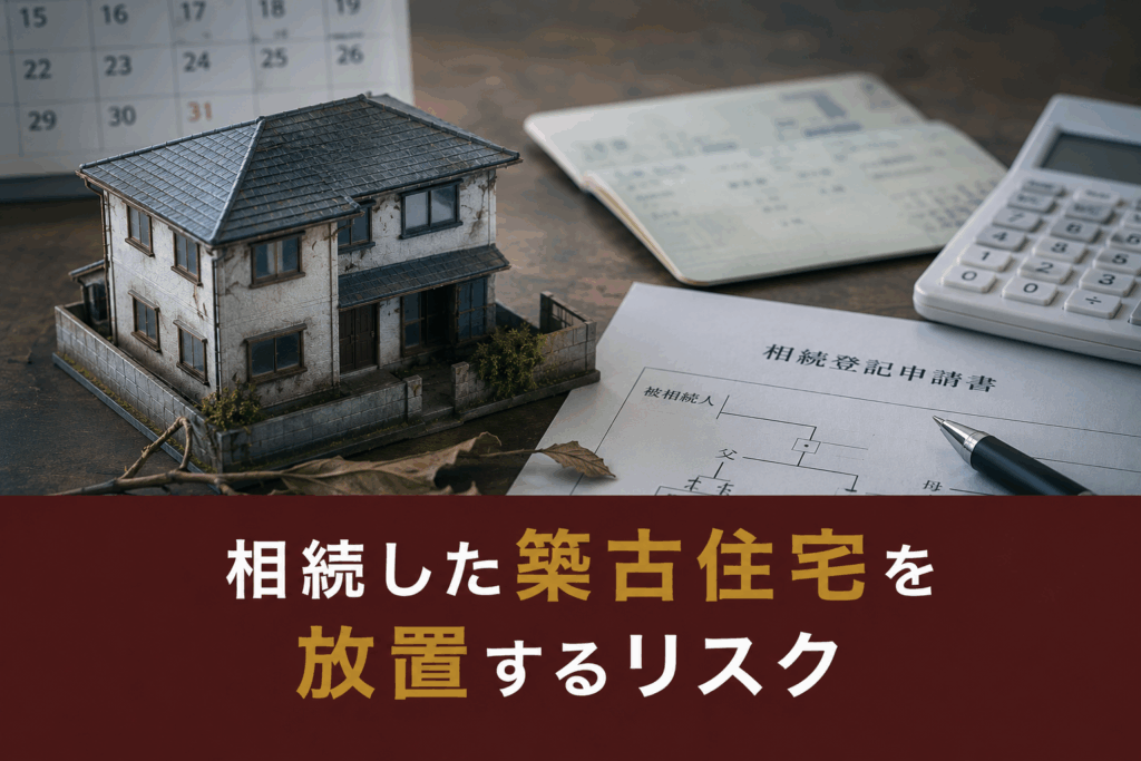 相続した築古住宅を放置するリスク