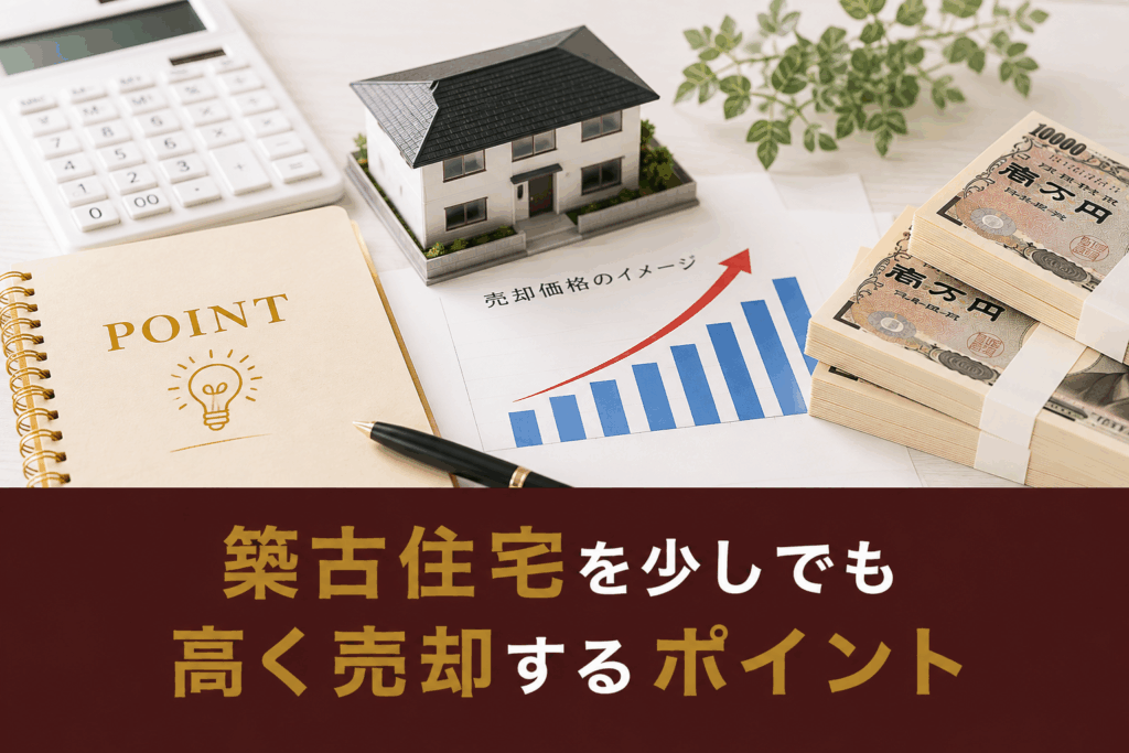 築古住宅を少しでも高く売却するポイント