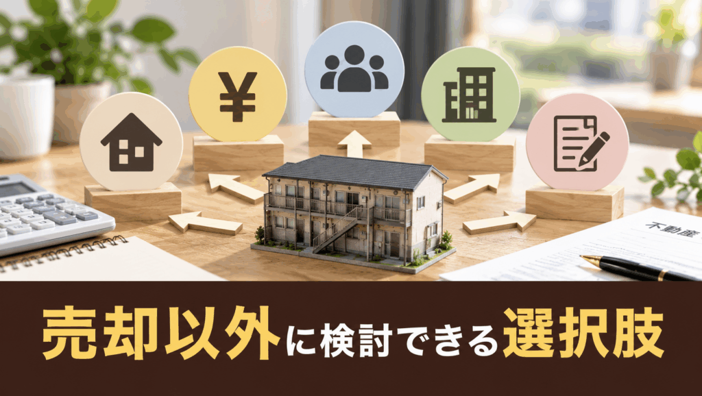 売却以外に検討できる選択肢