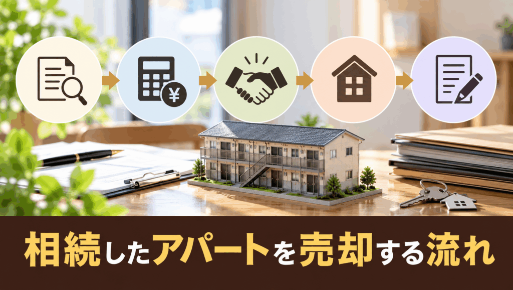 相続したアパートを売却する流れ